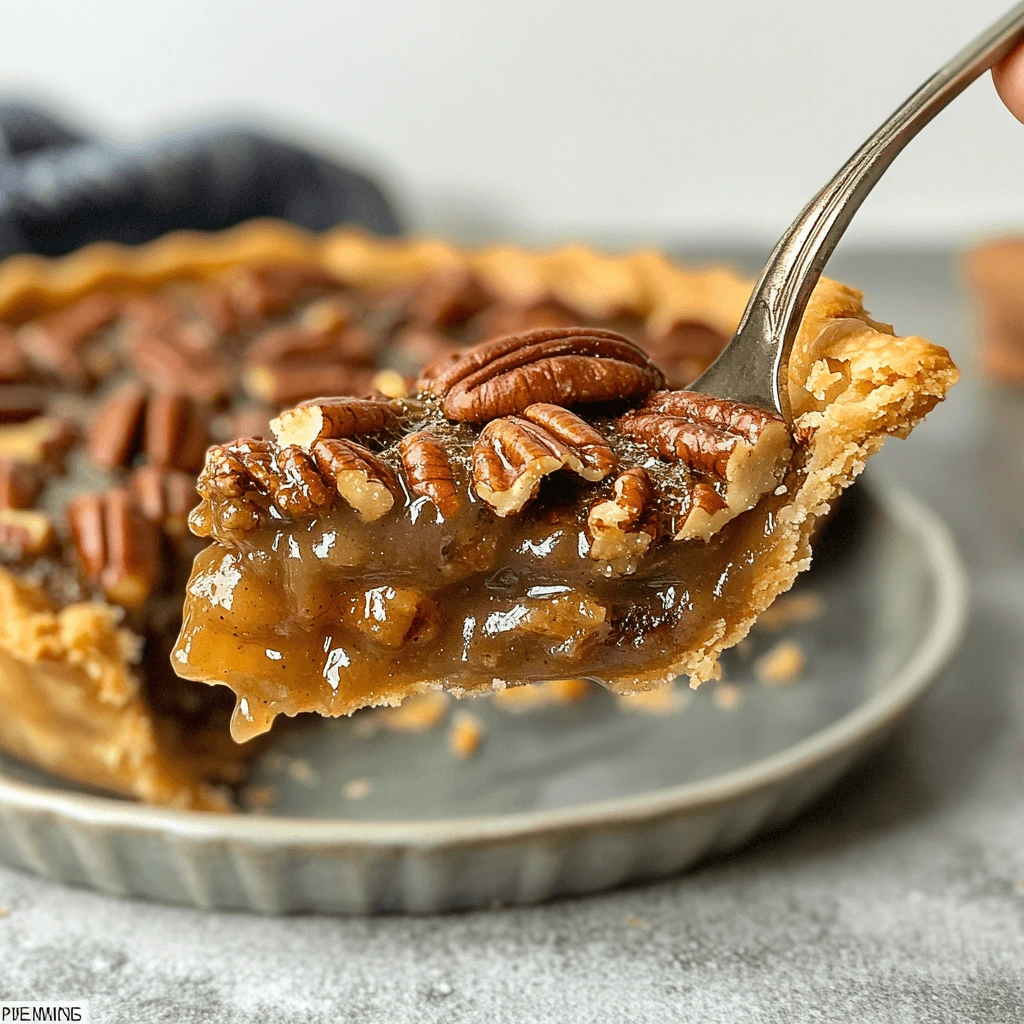 milk to pecan pie