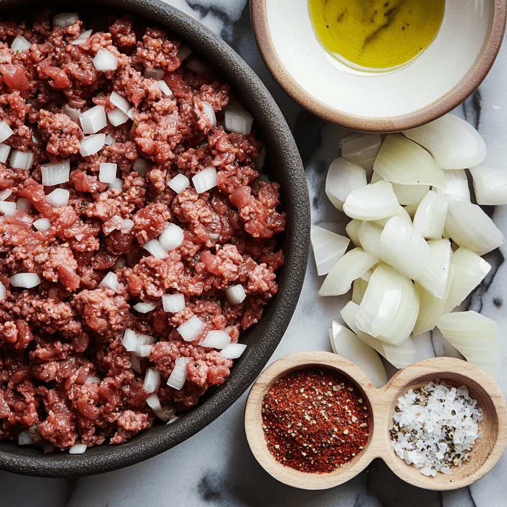 ground lamb kabob